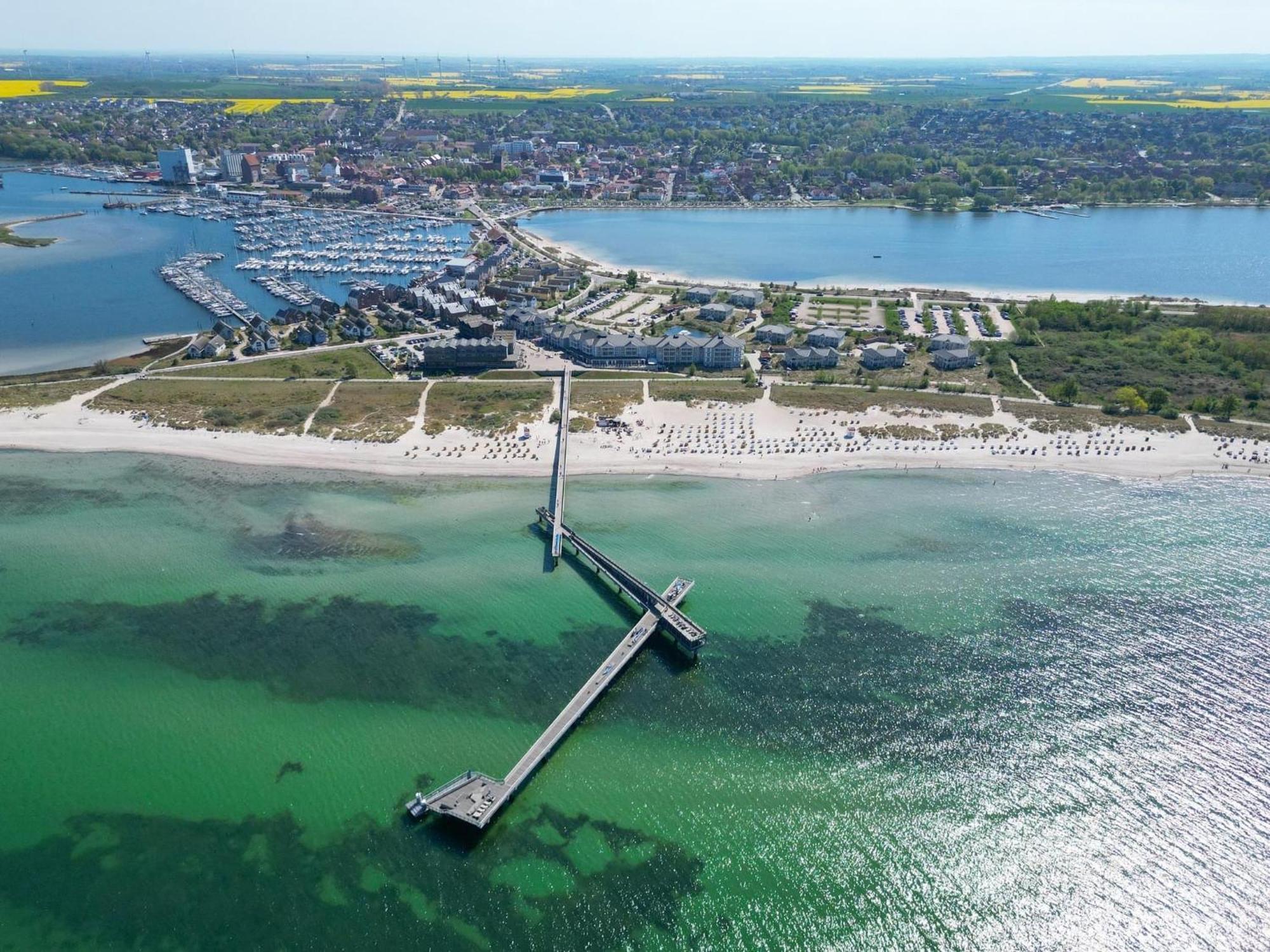 Derzeit Beliebt - Phaenomenaler Ausblick Auf Binnen- Und Ostsee Heiligenhafen Eksteriør bilde